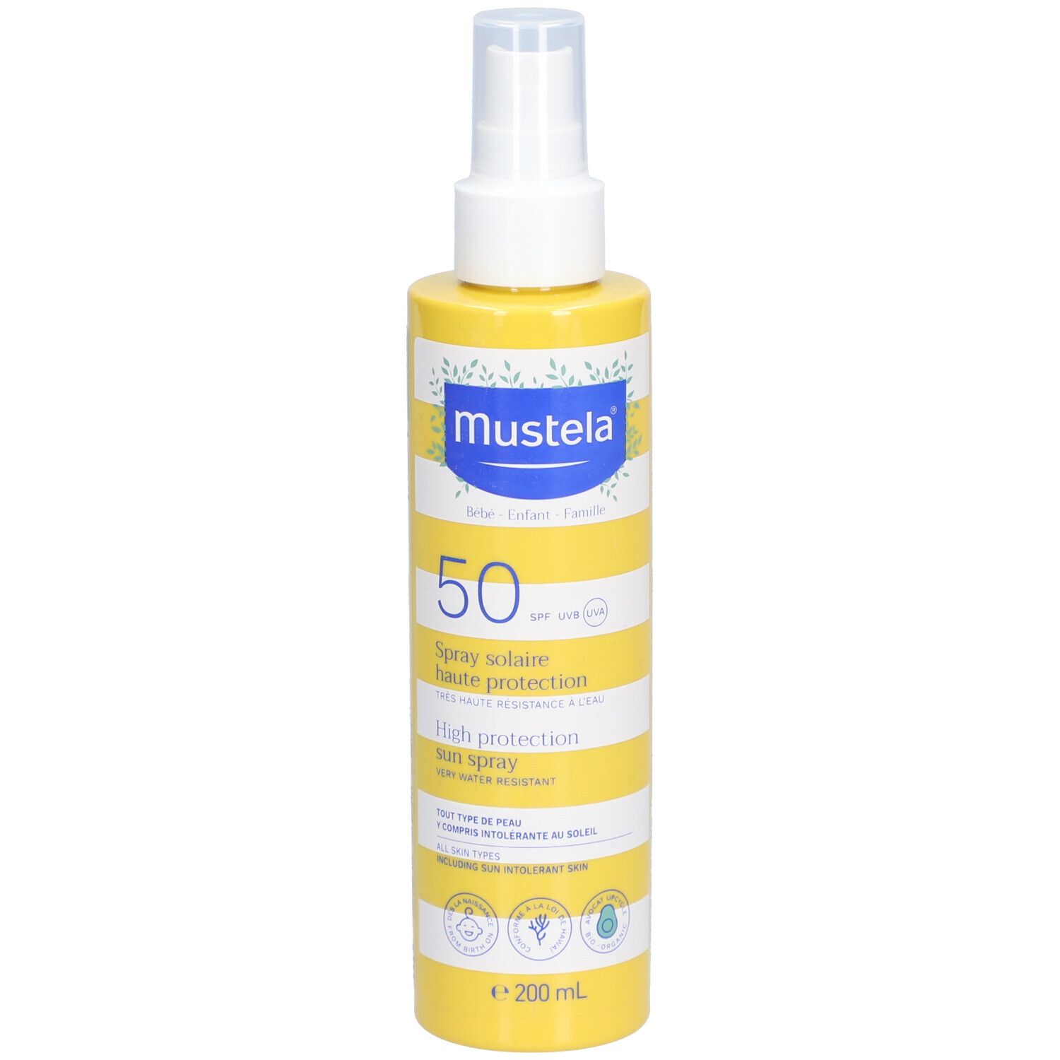 Mustela Baby Zonnespray Spf50 200 ml Spray