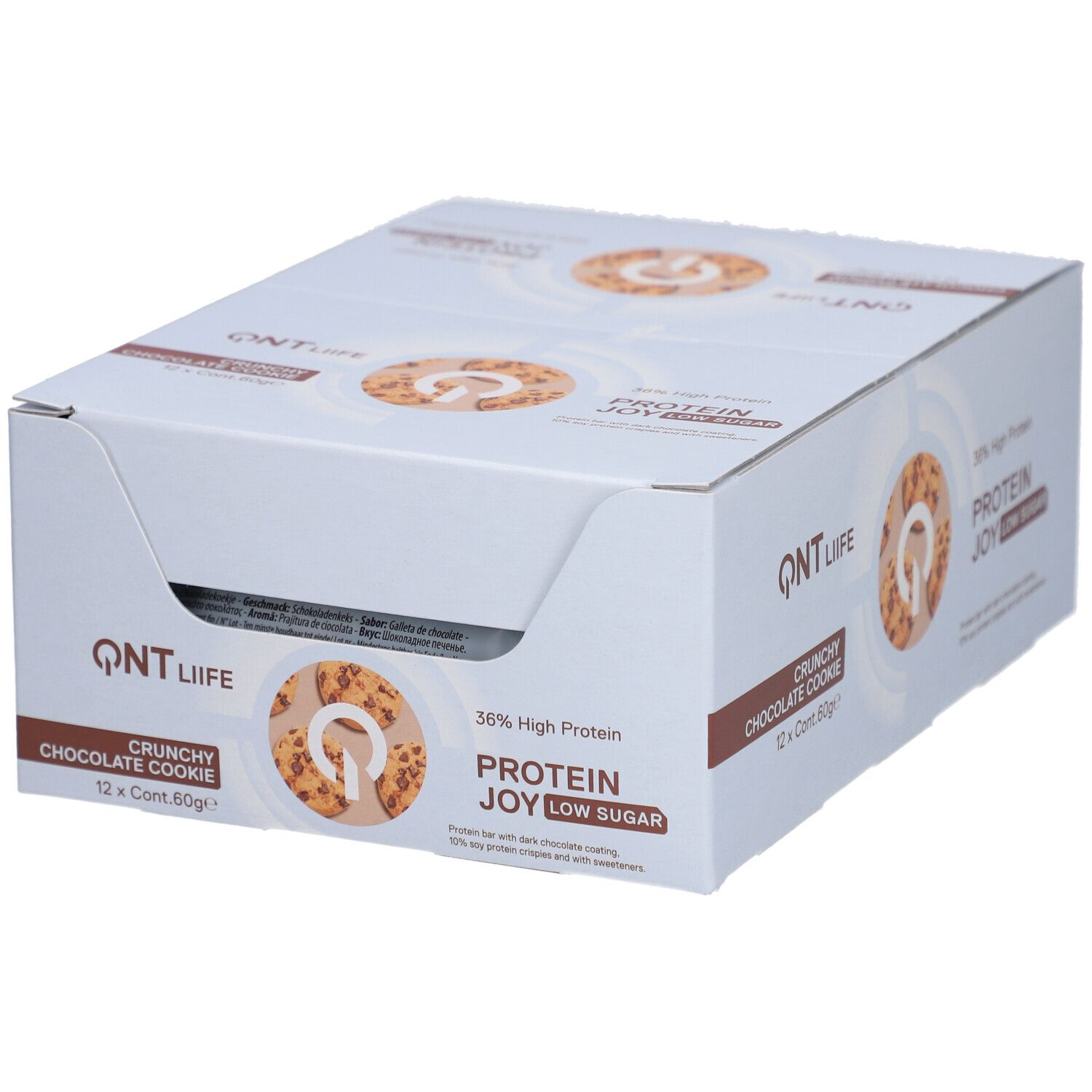 QNT Protein Joy Cookie Cream 12x60 g Riegel