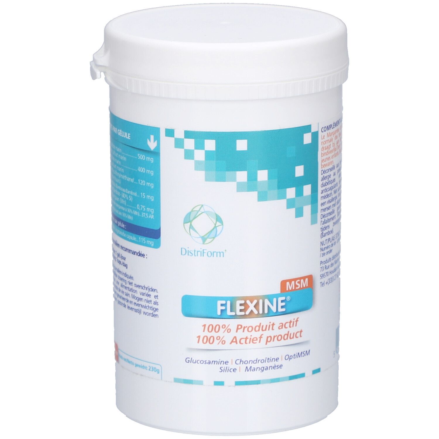 DistriForm Flexine MSM 200 Capsules