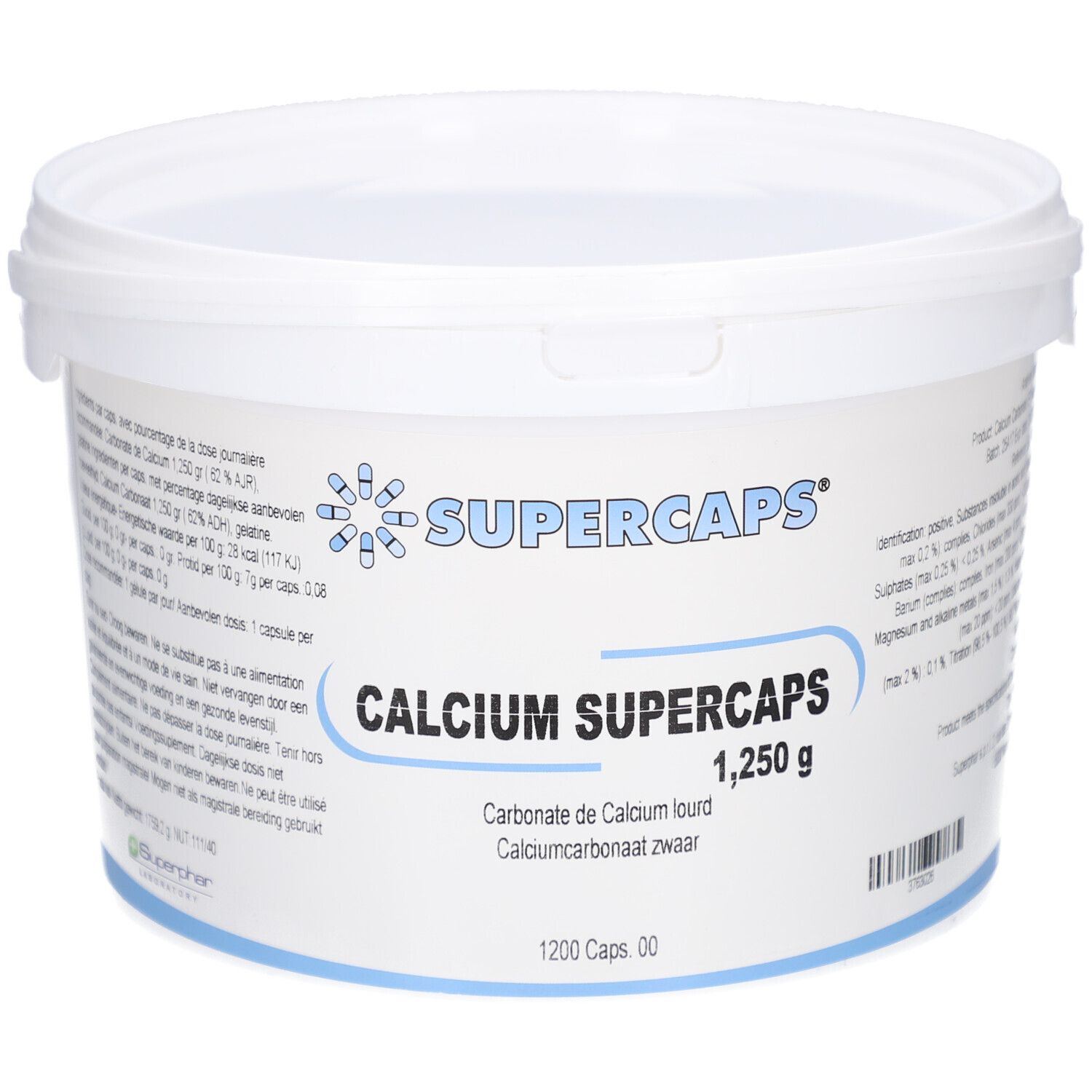 Supercaps®+Calcium+Supercaps+1,250+g