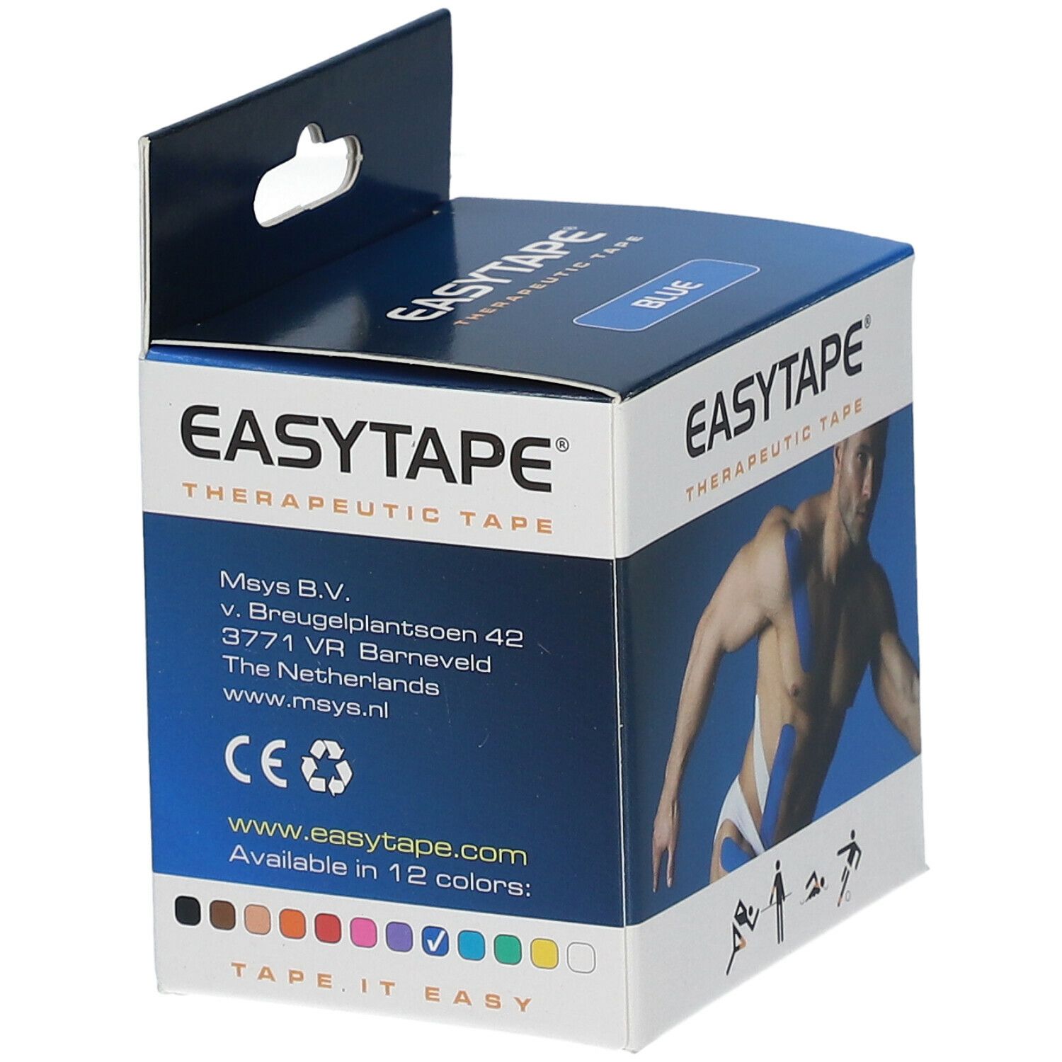 Easytape Kinesiology Tape Donkerblauw 1 St Verband