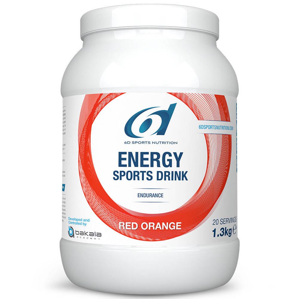 6D Sports Nutrition Energy Sports Drink Orange sanguine