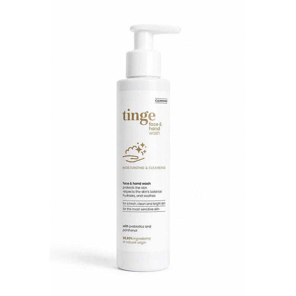 Tinge Nettoyant Visage & Mains | Nettoyage Doux | Hydratant | Avec Prébiotiques & Panthénol