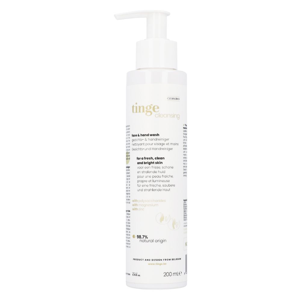 Tinge Nettoyant pour le Visage et les Mains