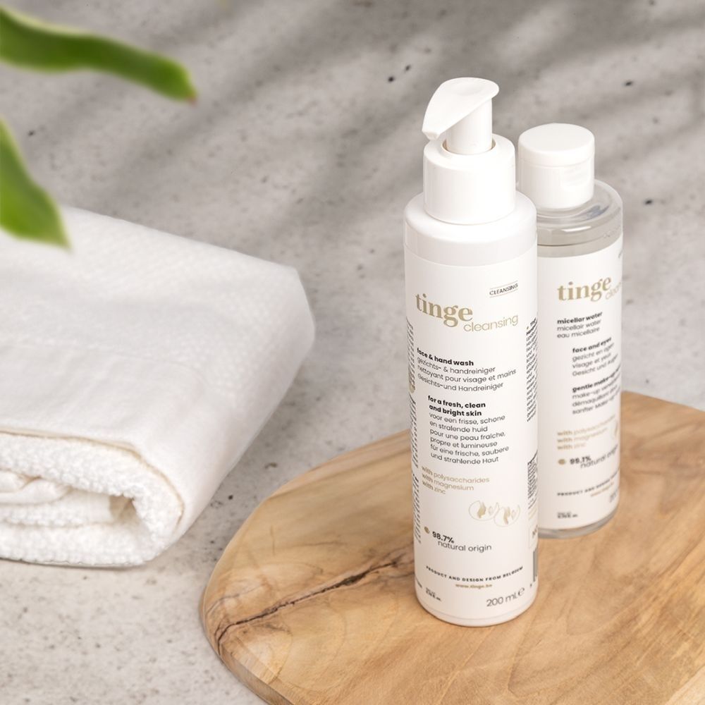 Tinge Nettoyant Visage & Mains | Nettoyage Doux | Hydratant | Avec Prébiotiques & Panthénol