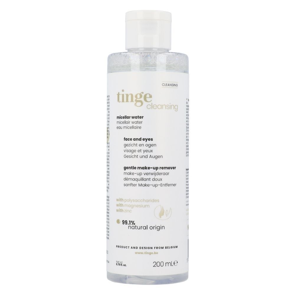Tinge Eau Micellaire 3-en-1 | Nettoyant & Démaquillant | Hydratant | Visage, Yeux & Lèvres
