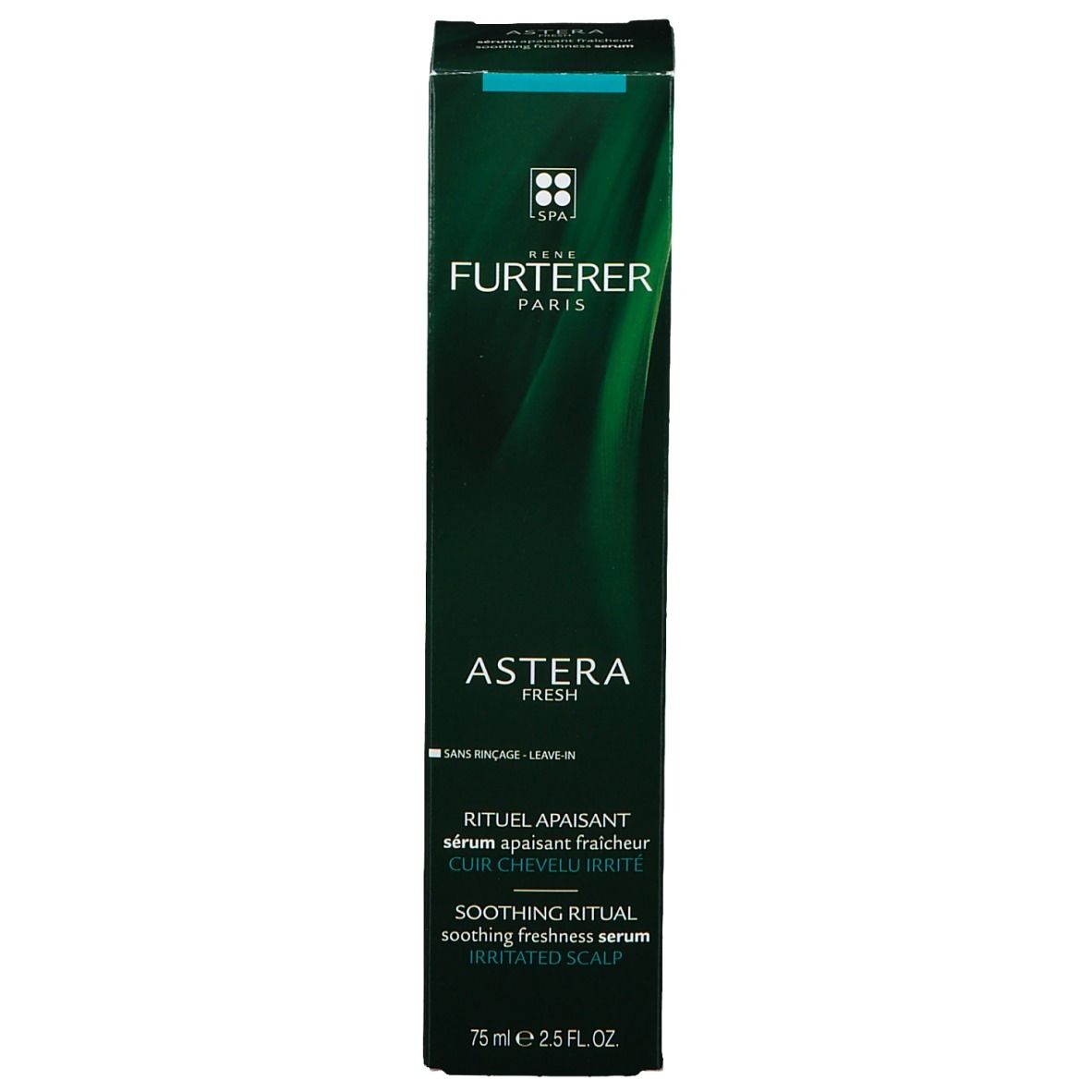 Boîte avec texte: ASTERA FRESH, sérum, 75 ml.
