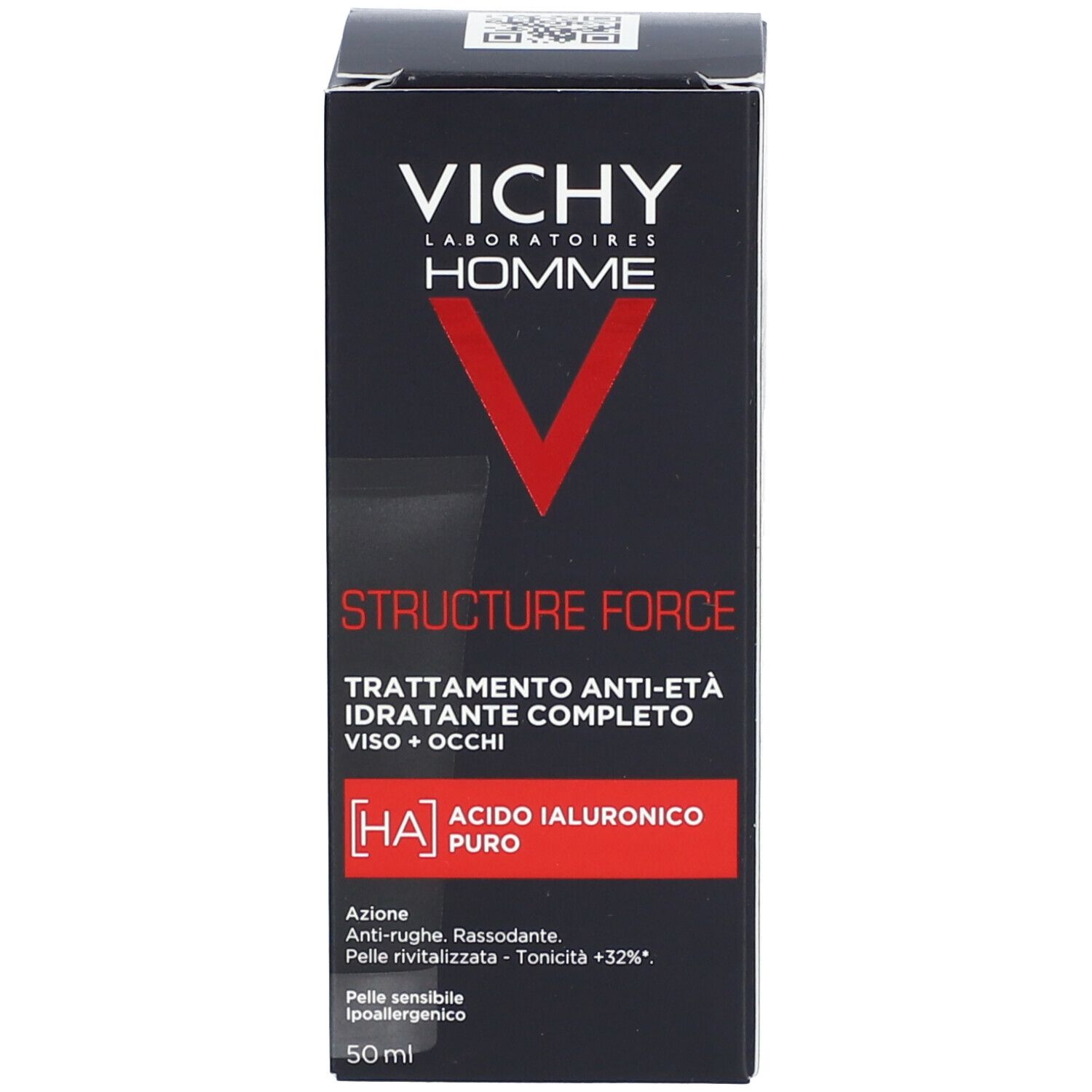 Karton. Vichy Homme, Structure Force. Text. 50 ml.