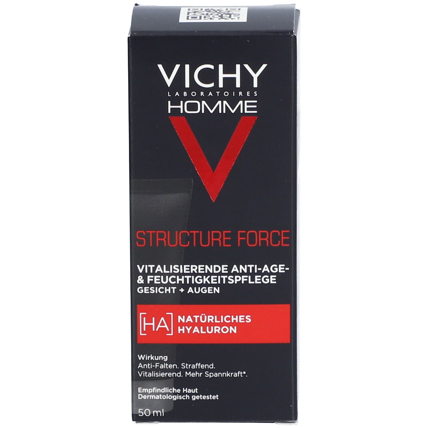 Karton. Vichy Homme, Structure Force. Text. 50 ml.