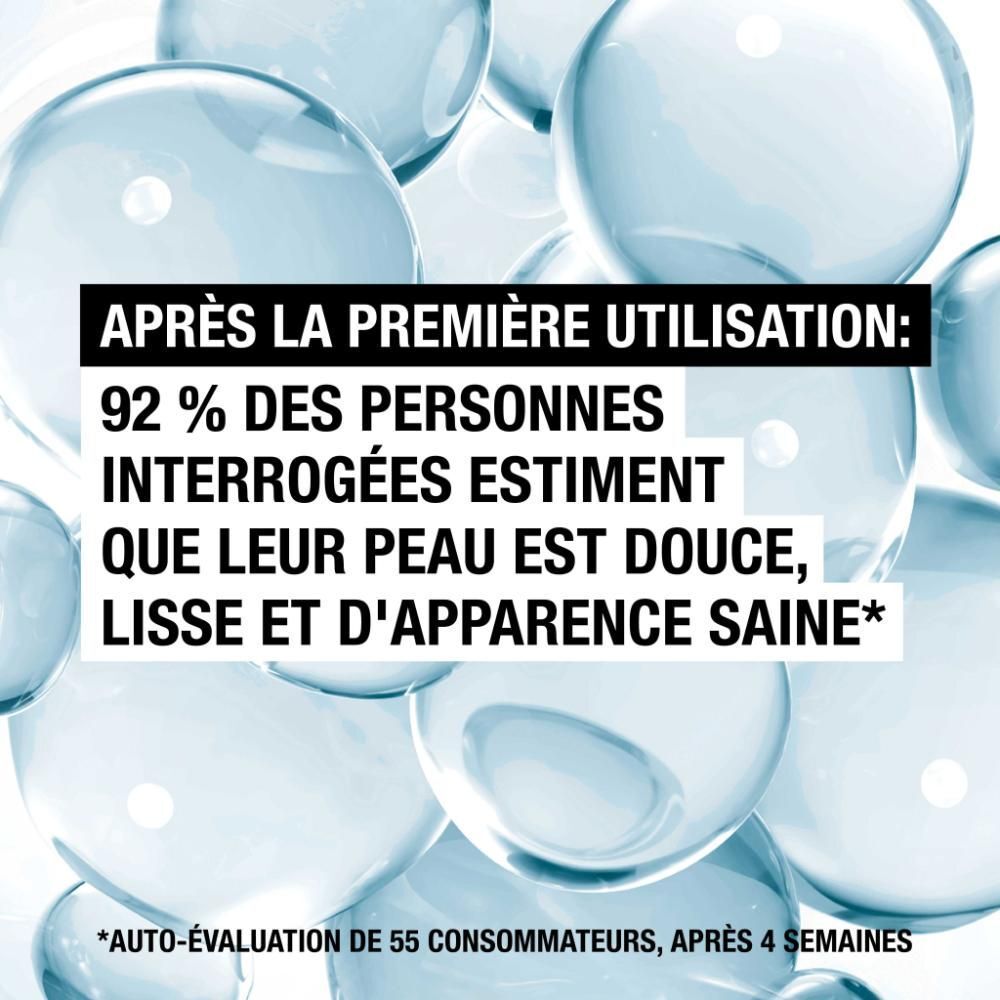 Texte: 92% des personnes confirment une peau douce et lisse après la 1ère utilisation.
