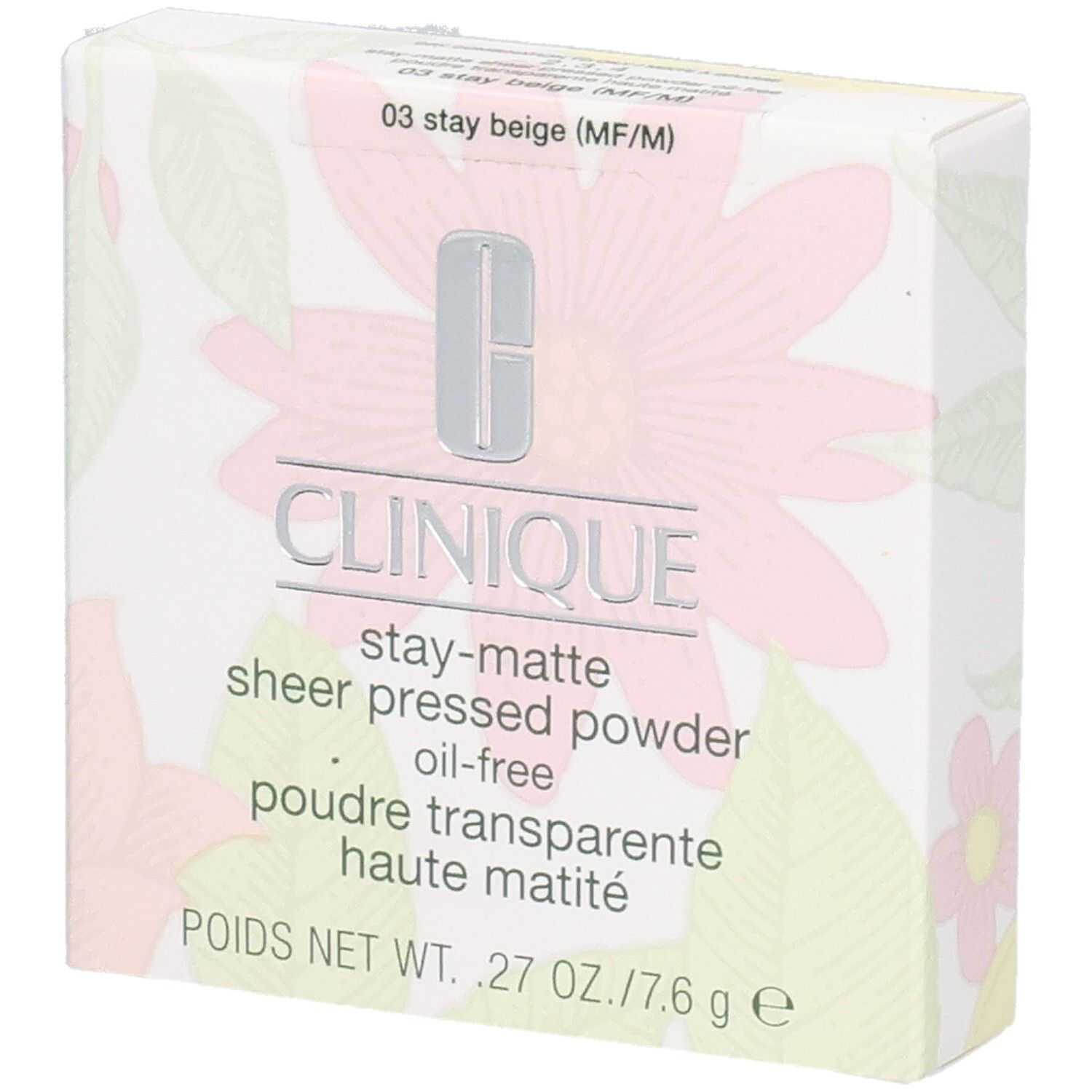 Clinique Stay-Matte St Matte Pr Pwdr-Stay Be 7.6Gm/.27Oz 7,6 g Pulver