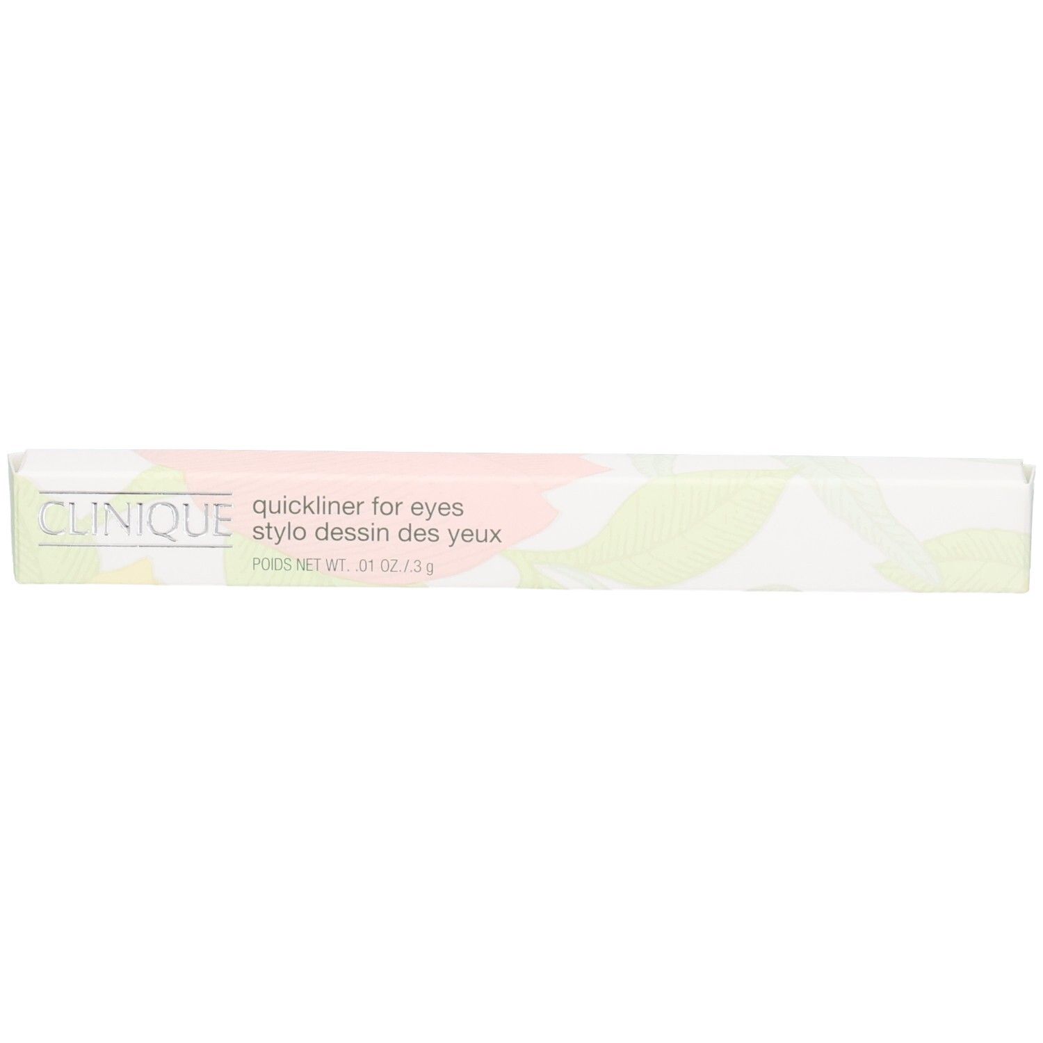 Clinique Quickliner for Eyes Smoky Brown Verpackung, Vorderseite mit Produktnamen.