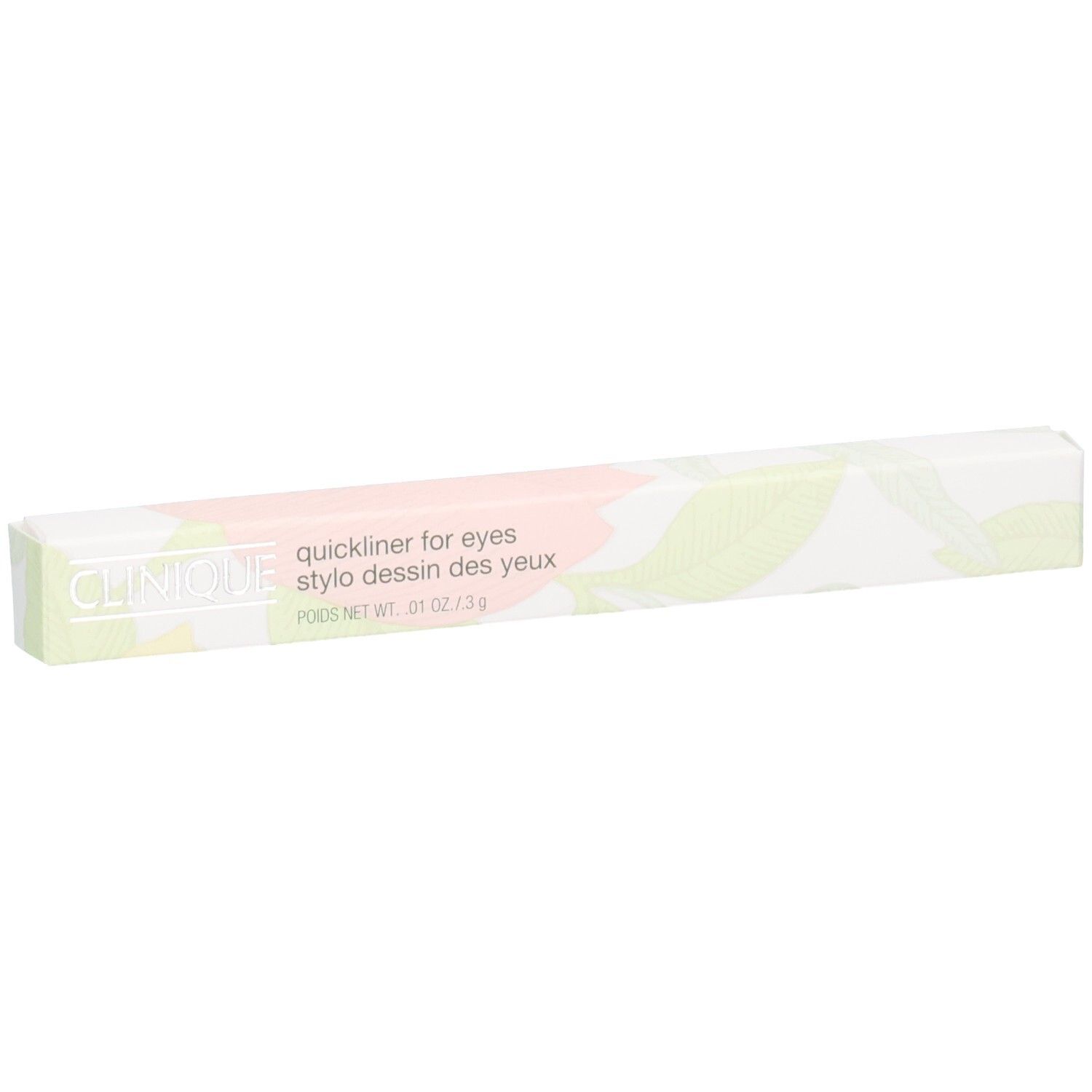 Clinique Quickliner for Eyes Smoky Brown Verpackung, leicht schräg von vorne.