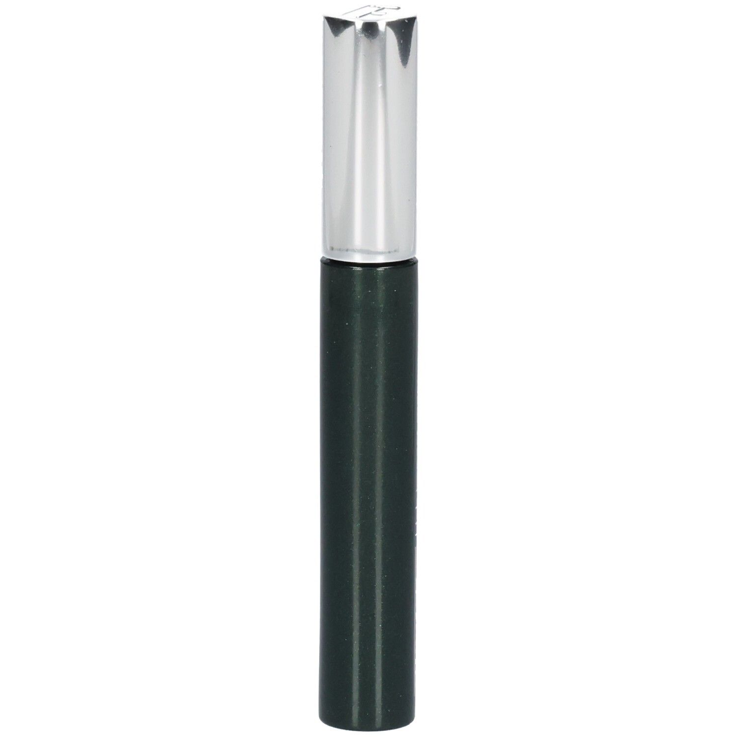 Dunkelgrüne Clinique High Impact Mascara mit silbernem Deckel.