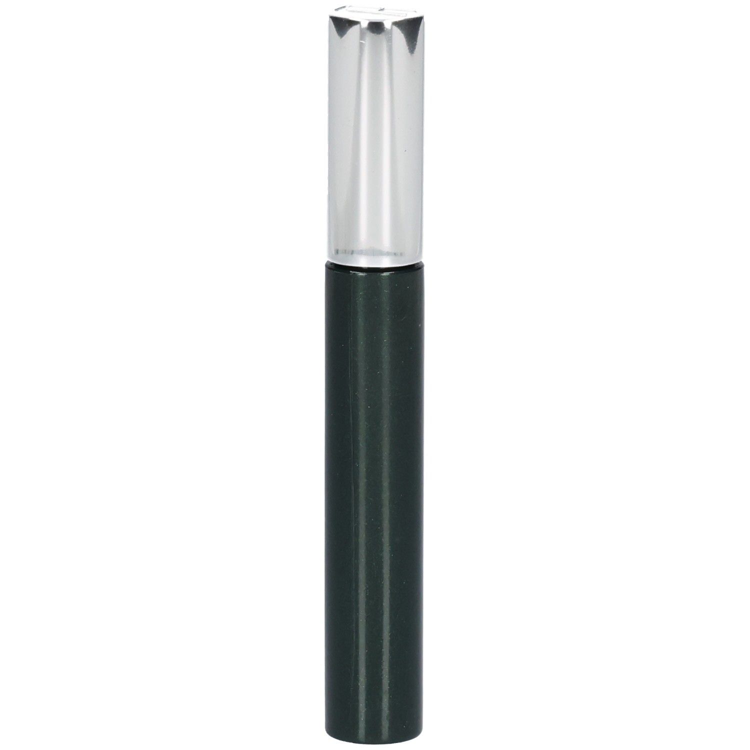 Clinique High Impact Mascara, dunkelgrüne Verpackung, silberner Deckel.