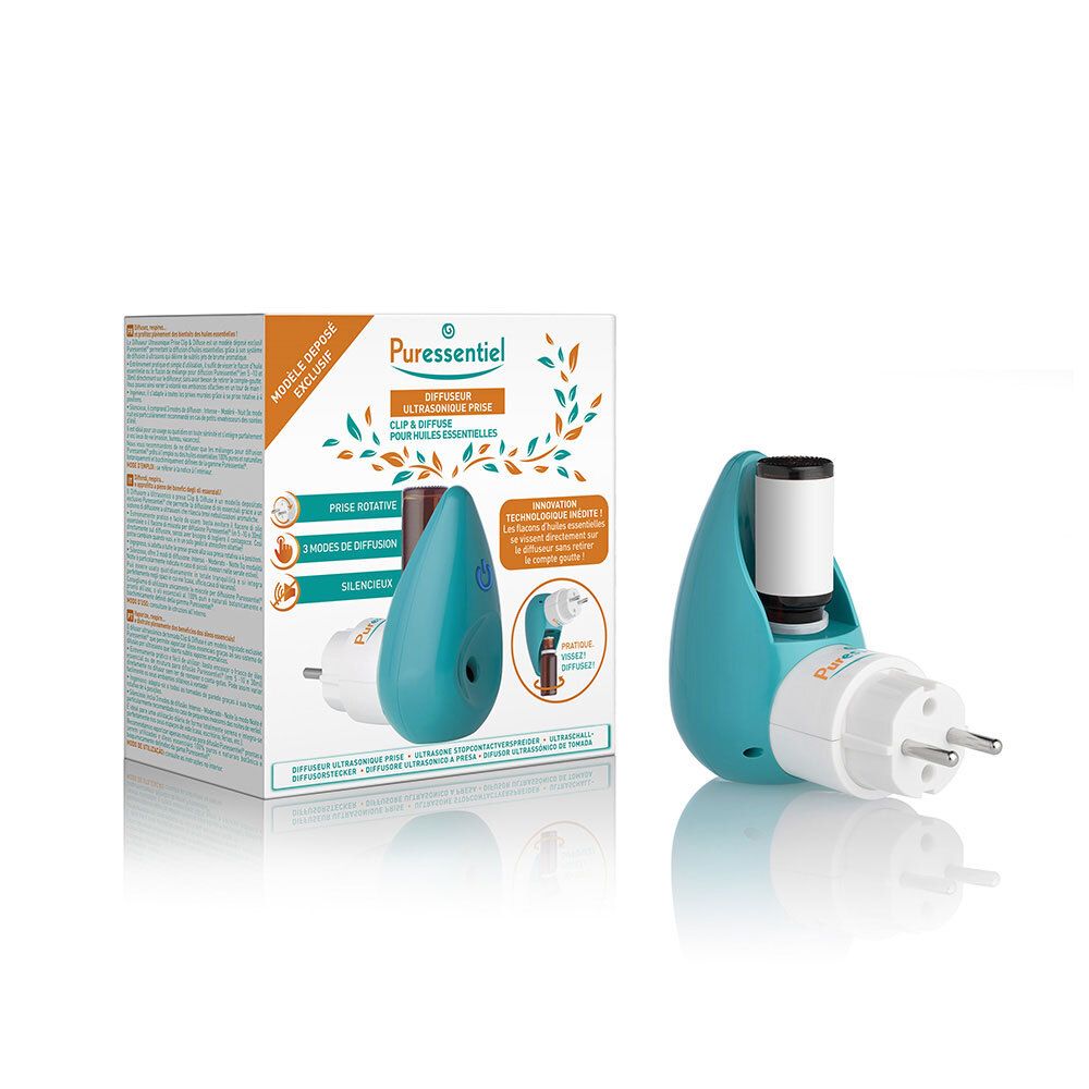 Puressentiel Diffuseur ultrasonique bouchon clip & diffuseur