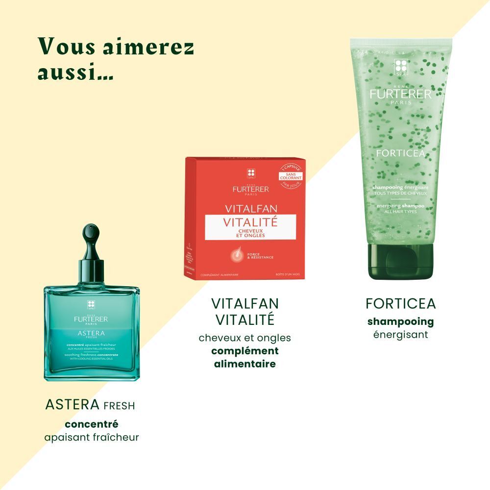 Emballage avec flacon. Inscription: COMPLEXE 5. Flacon avec liquide jaune.