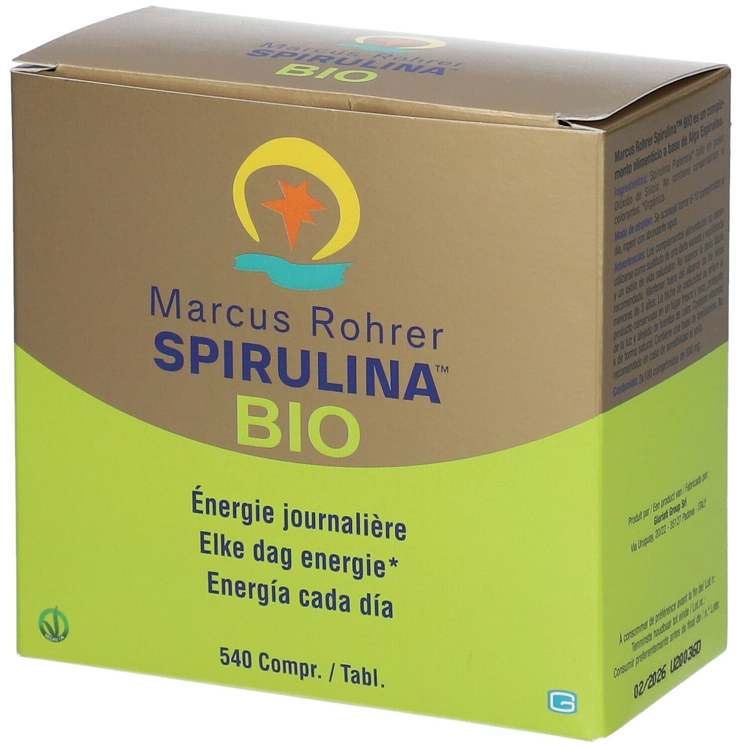 Marcus Rohrer Spirulina® Bio recharge