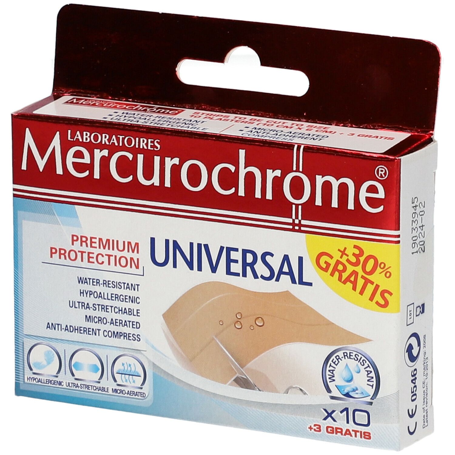 Mercurochrome® Universal Pansements Premium Protection