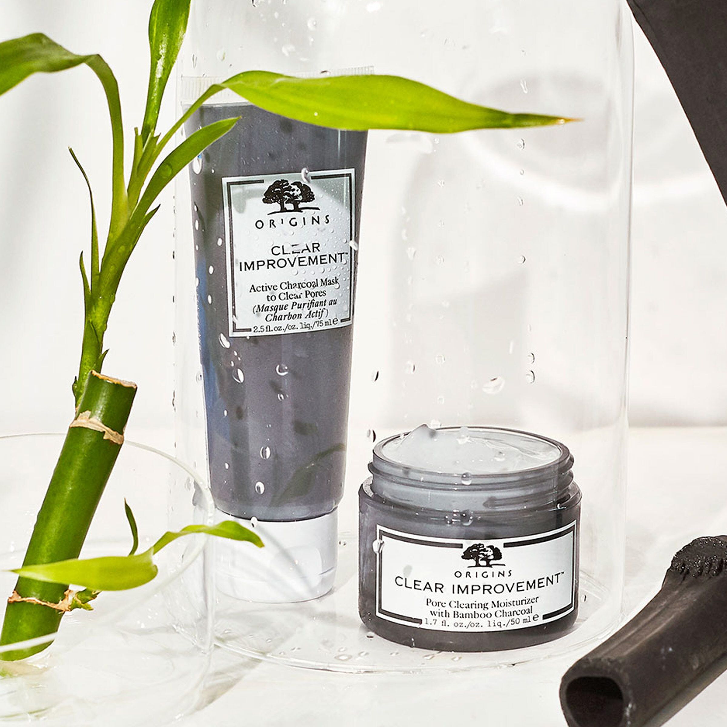 ORIGINS Clear Improvement™ Oil Free Moisturizer with Bamboo Charcoal Feuchtigkeitspflege für unreine und zu Akne neigende Haut