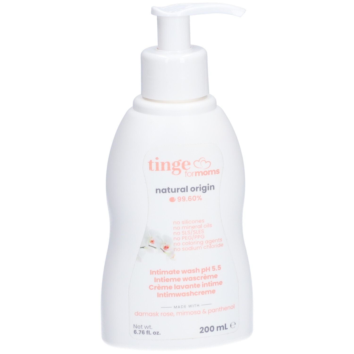 Tinge for Moms Intieme Wascreme 200 ml Creme