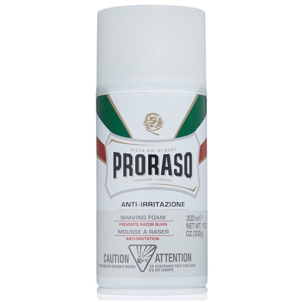 Proraso White Sensitiv Mousse à raser Peaux Sensibles