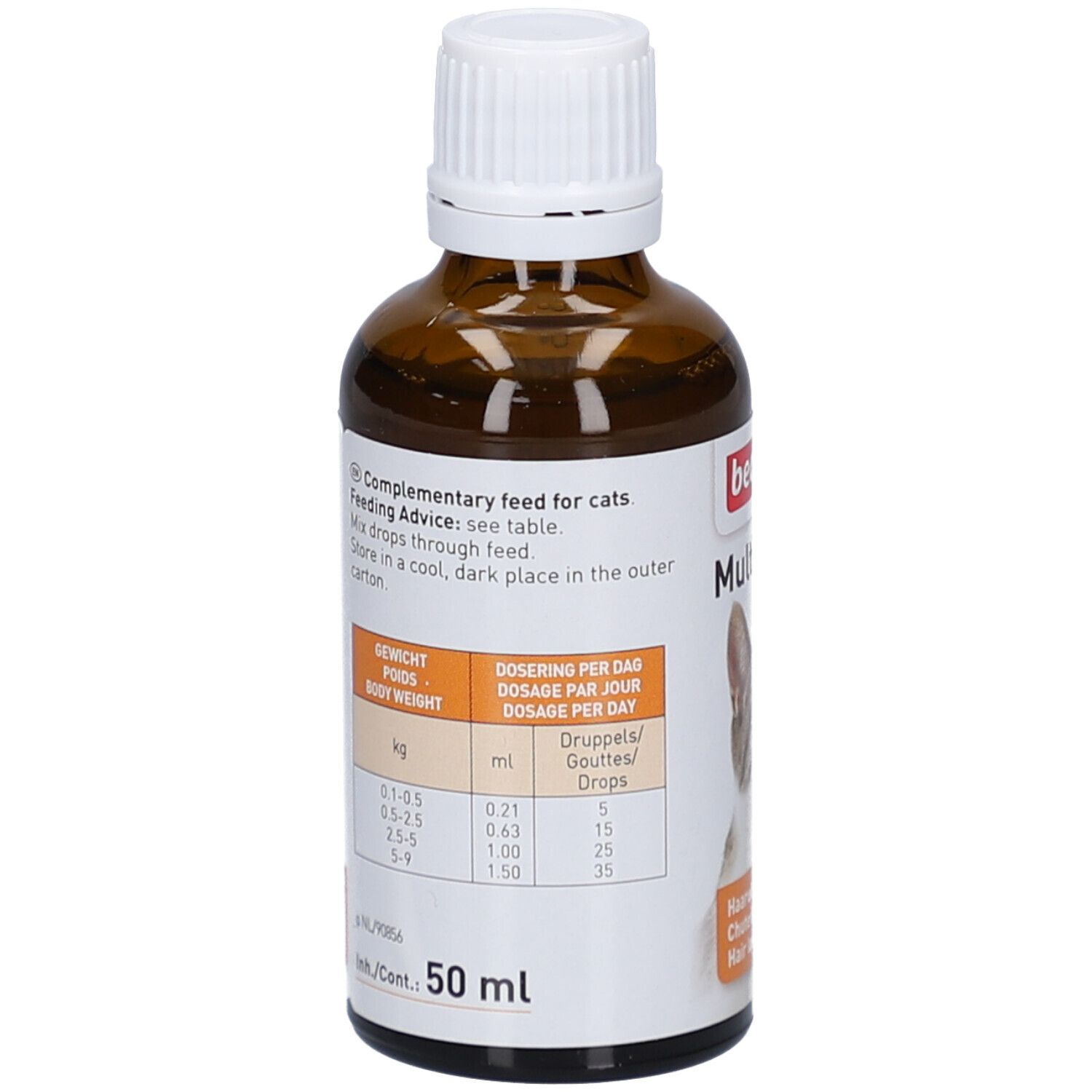 Beaphar® Multi-Vit Chat 50 ml Goutte(S) view 2