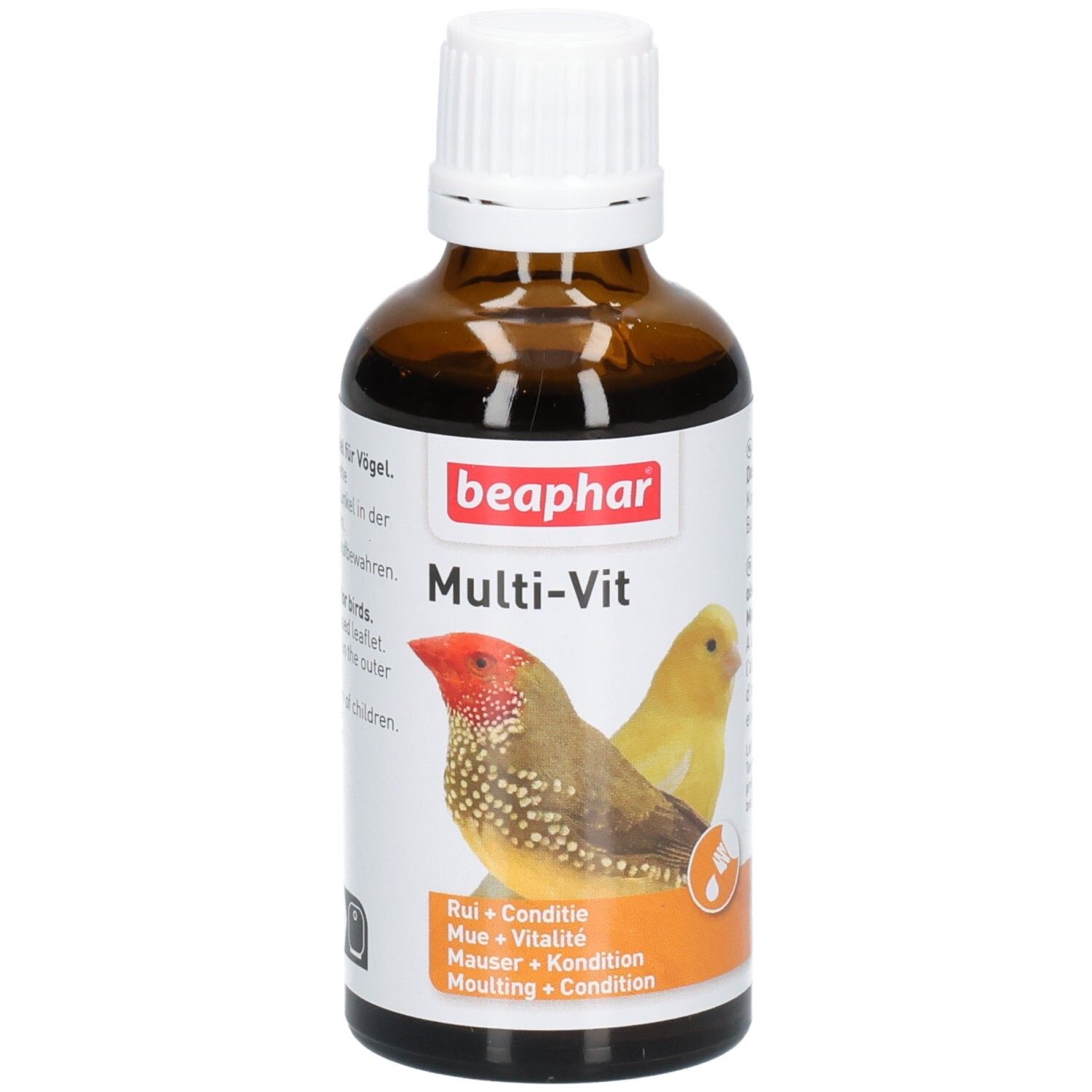BEAPHAR  Vitamines Multi-Vit - Pour oiseaux - 50ml