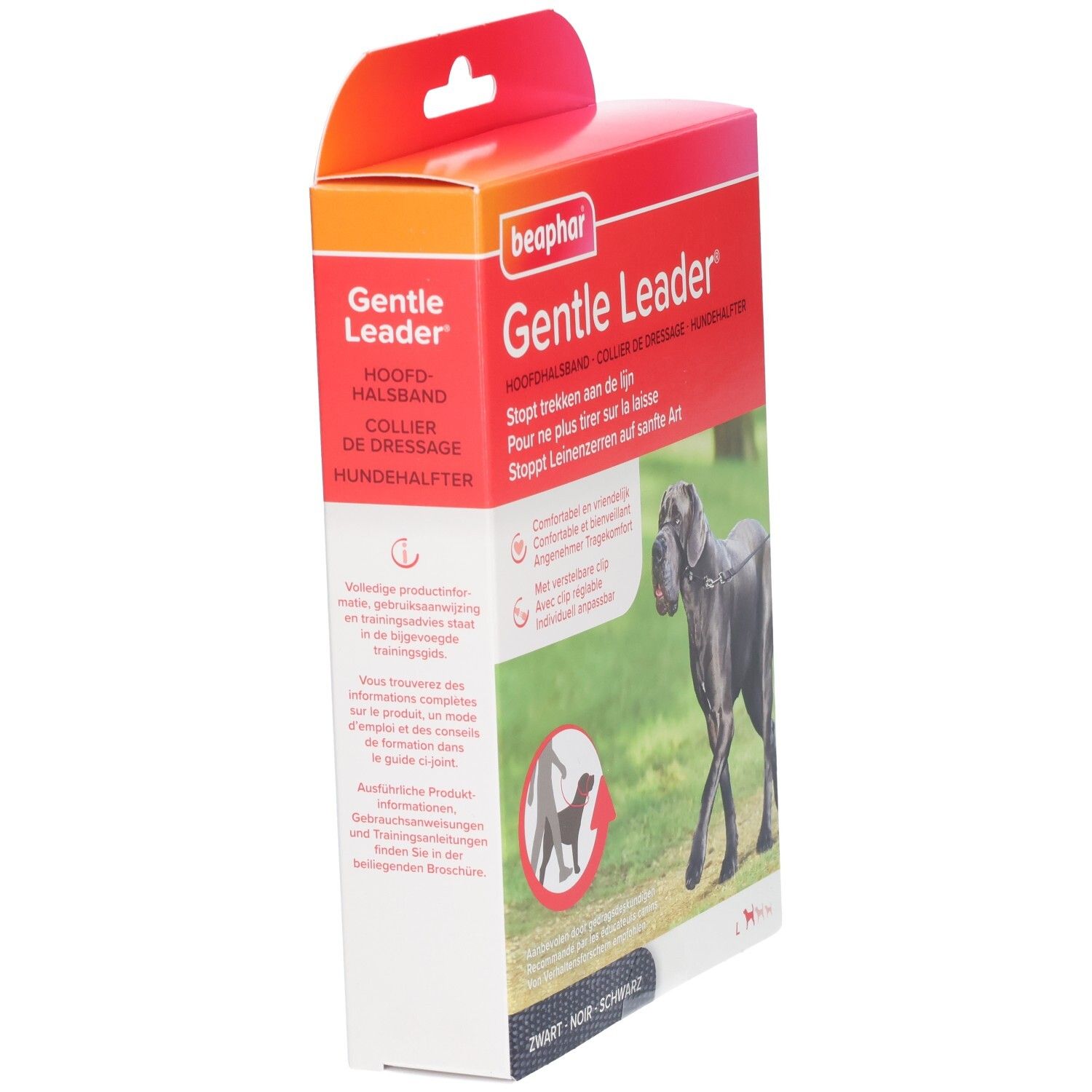Beaphar Gentle Leader Trainingshalsband, schwarz, für große Hunde view 2