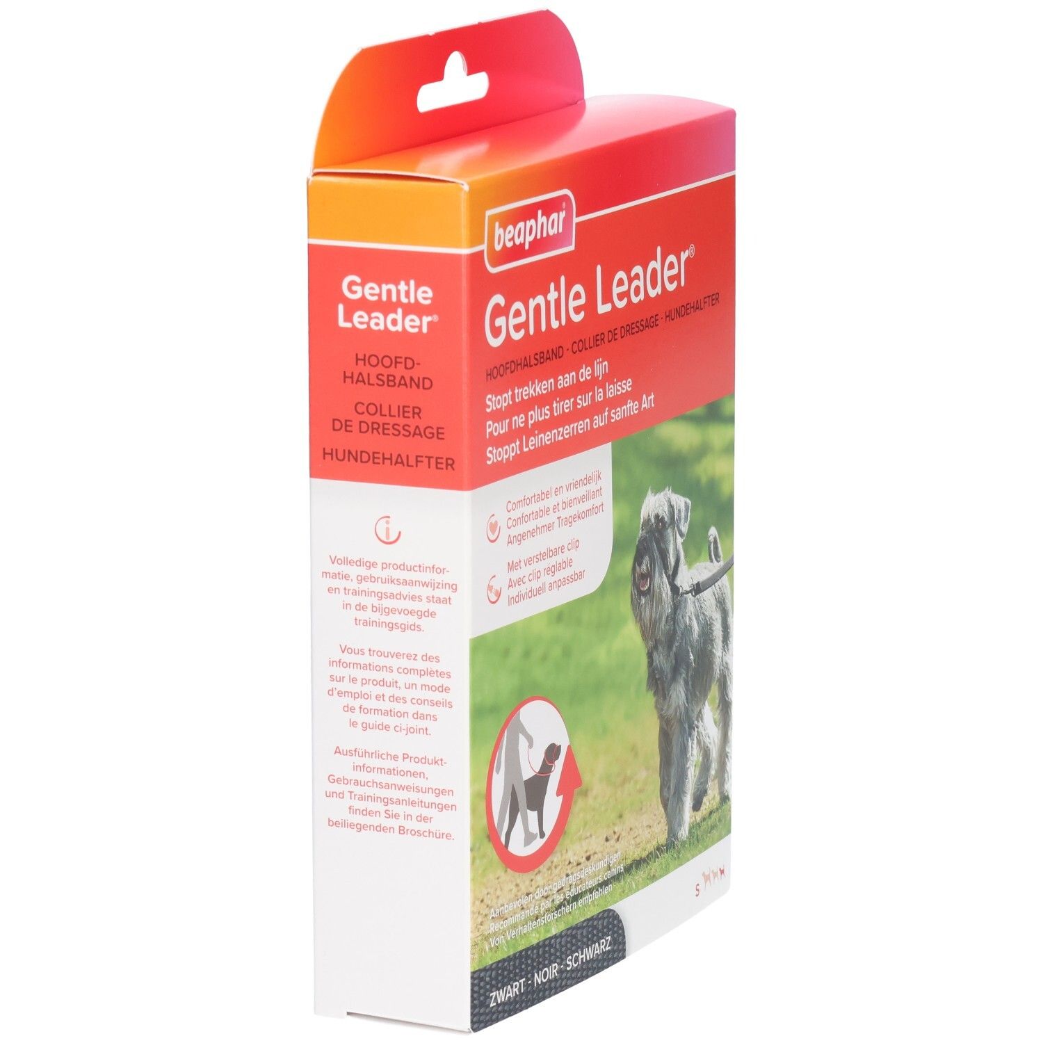 Beaphar Gentle Leader Trainingshalsband, schwarz, für kleine Hunde/Welpen view 2