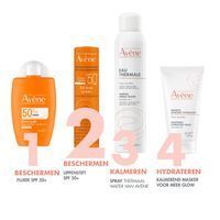 Productlijn: Eau Thermale Avène. Producten: zonnecrème, lippenbalsem, spray, crème.