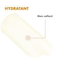 Stick à lèvres orange. Marque: Eau Thermale Avène. SPF 50+. Dos avec symboles.