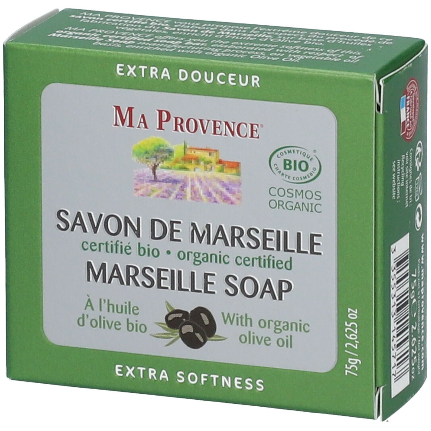 MA PROVENCE® Marseille-Seife Olivenöl Bio Extra Sanft