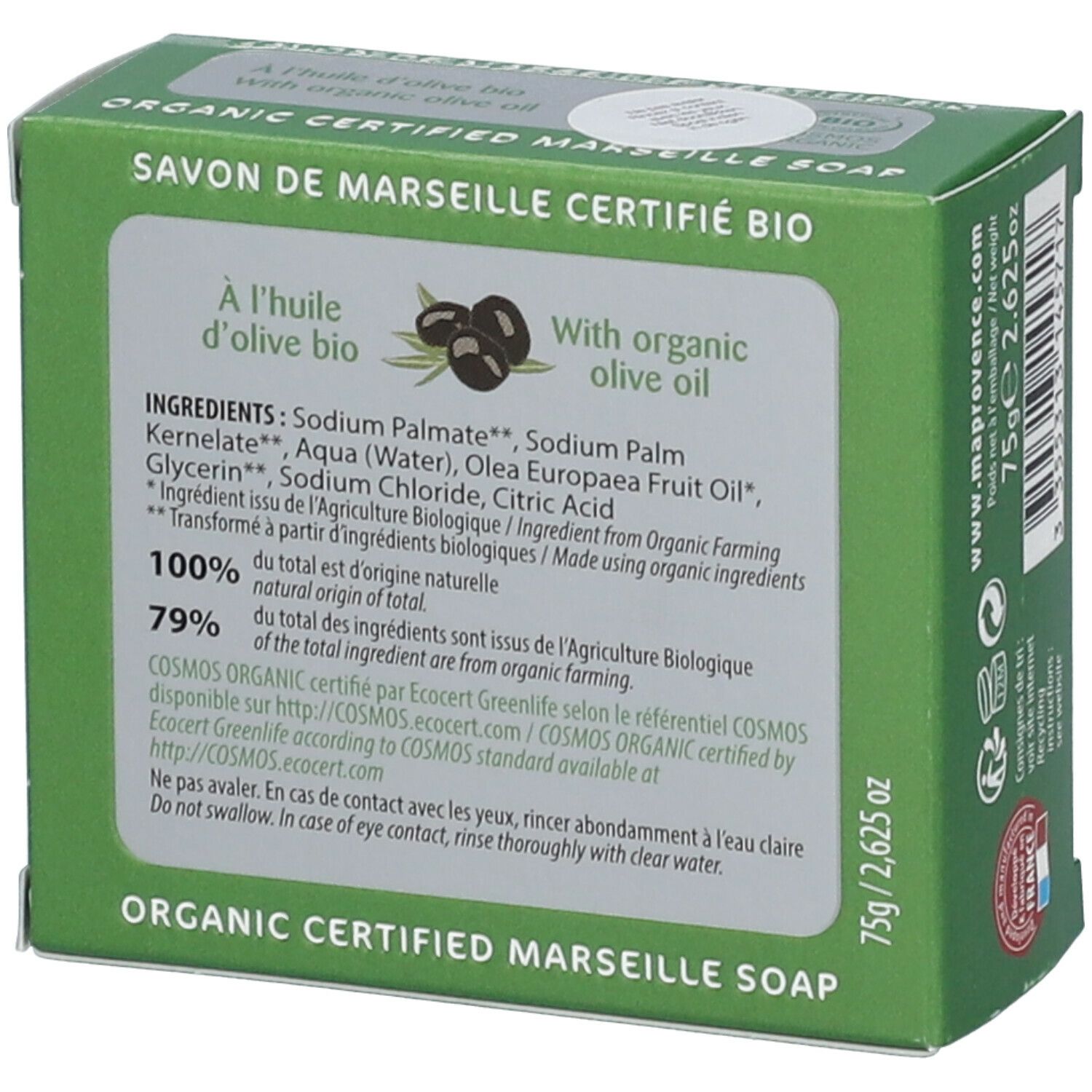 MA PROVENCE® Marseille-Seife Olivenöl Bio Extra Sanft