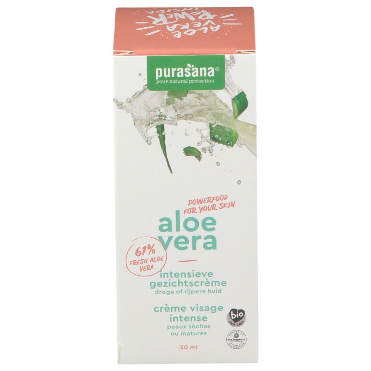 purasana® Aloe Vera Bio-Intensiv-Gesichtscreme