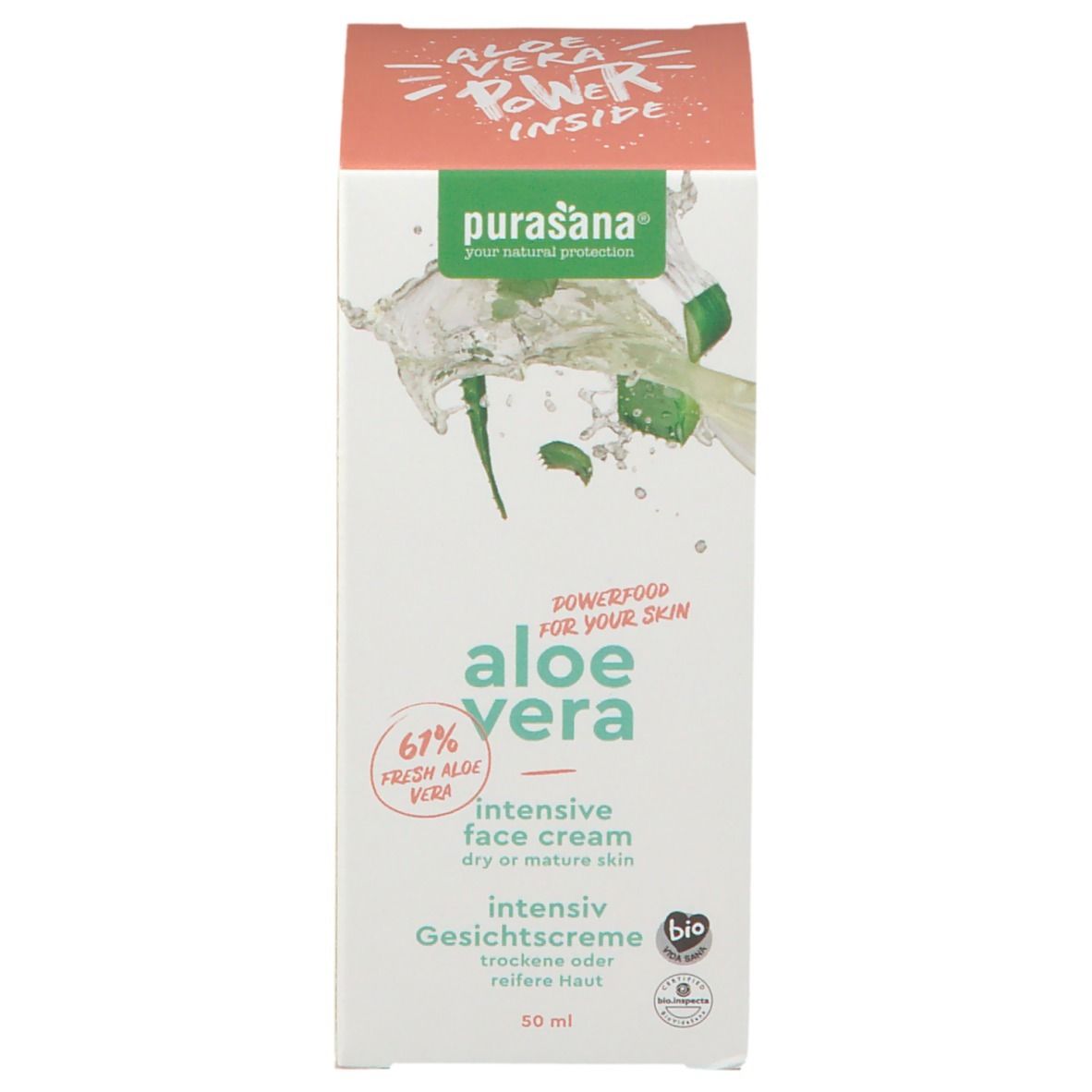 purasana® Aloe Vera Bio-Intensiv-Gesichtscreme
