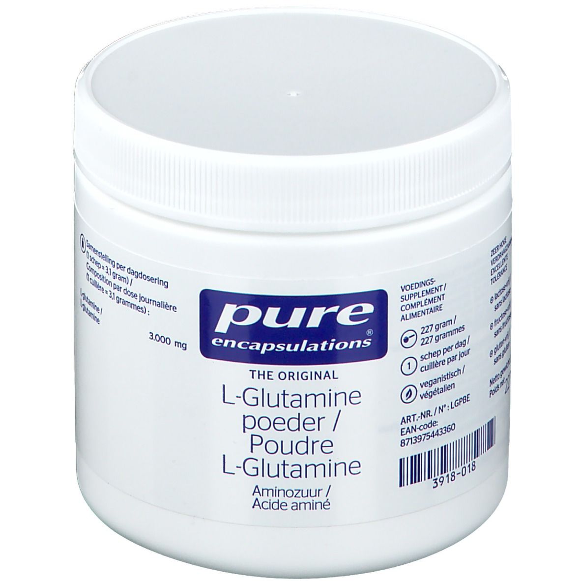 pure encapsulations® L-Glutamine Poudre