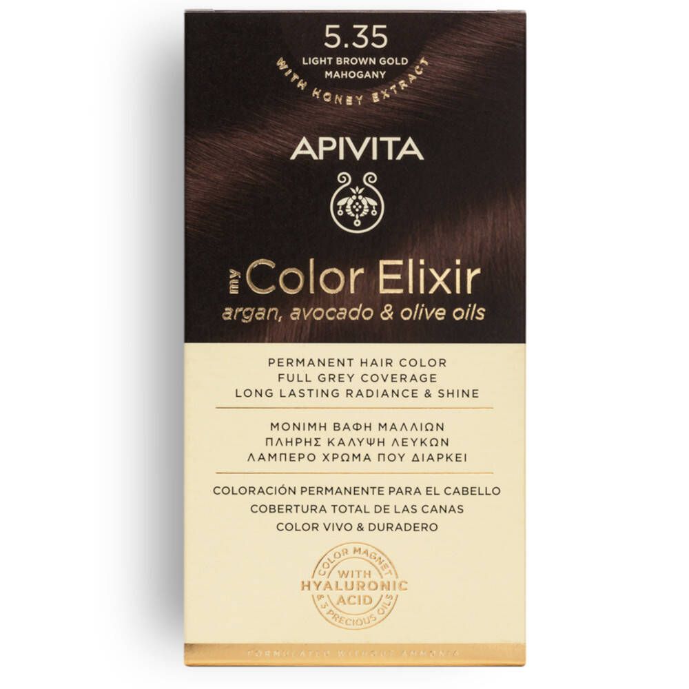 Apivita My Color Elixir 5.35 Marron claire Gold Mahogany
