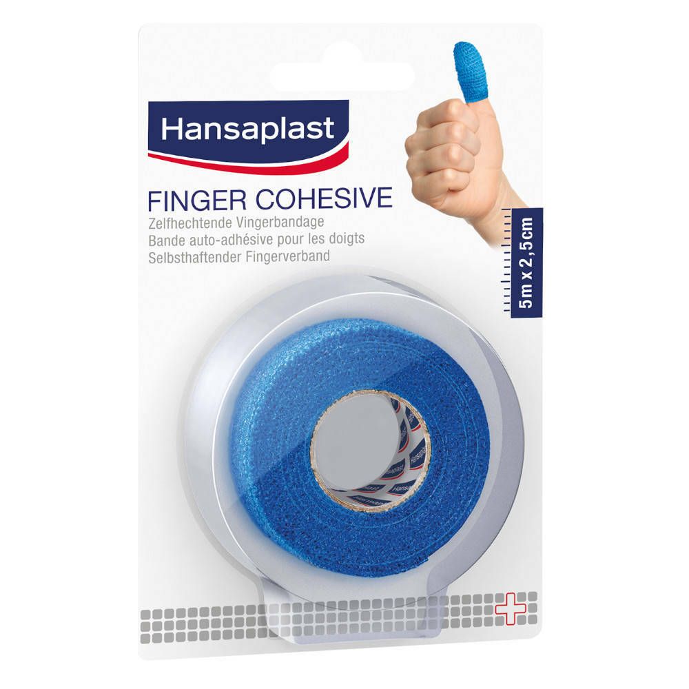 Hansaplast Bande cohésive pour les doigts 2,5 cm x 5 m