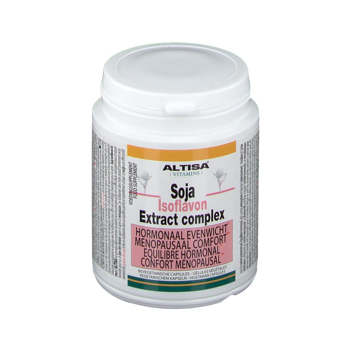 Altisa Soja Isoflavon Extract Complex 39 mg 60 Capsules