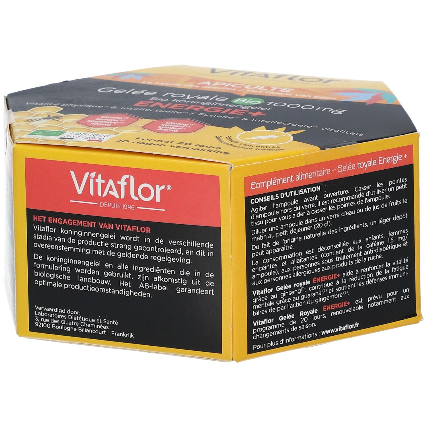 Vitaflor® Apiculte Gelée Royale Bio 1000 mg Energie+