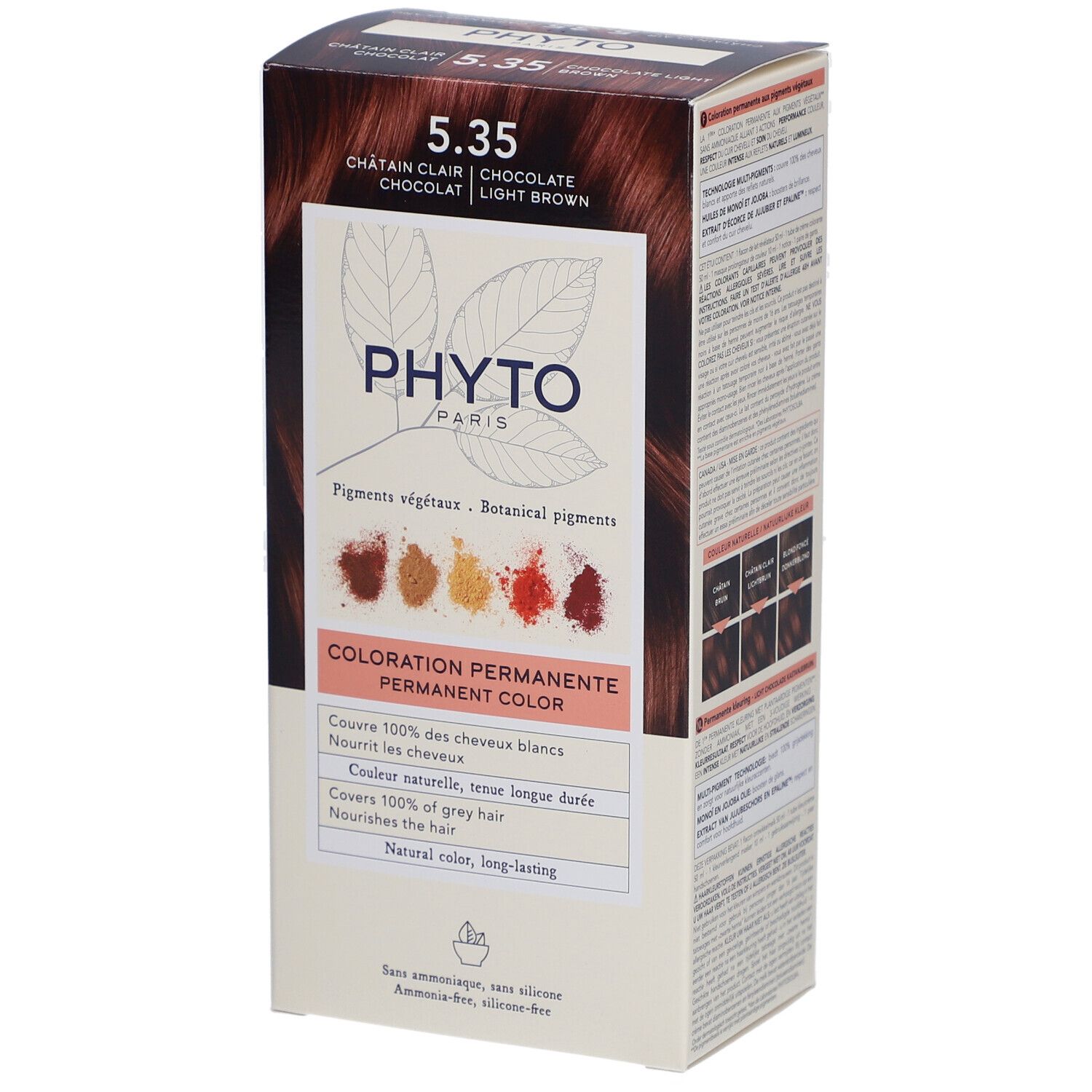 Phyto Phytocolor 5.35 Licht Kastanjebruin - Chocolade 1 St Creme