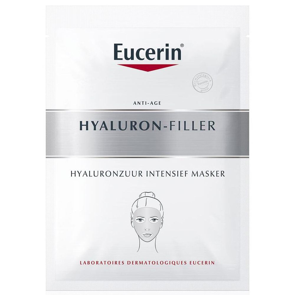 Masque facial individuel, face avant identique à BE03946050-p1. Inscription: Hyaluronzuur Intensief Masker.