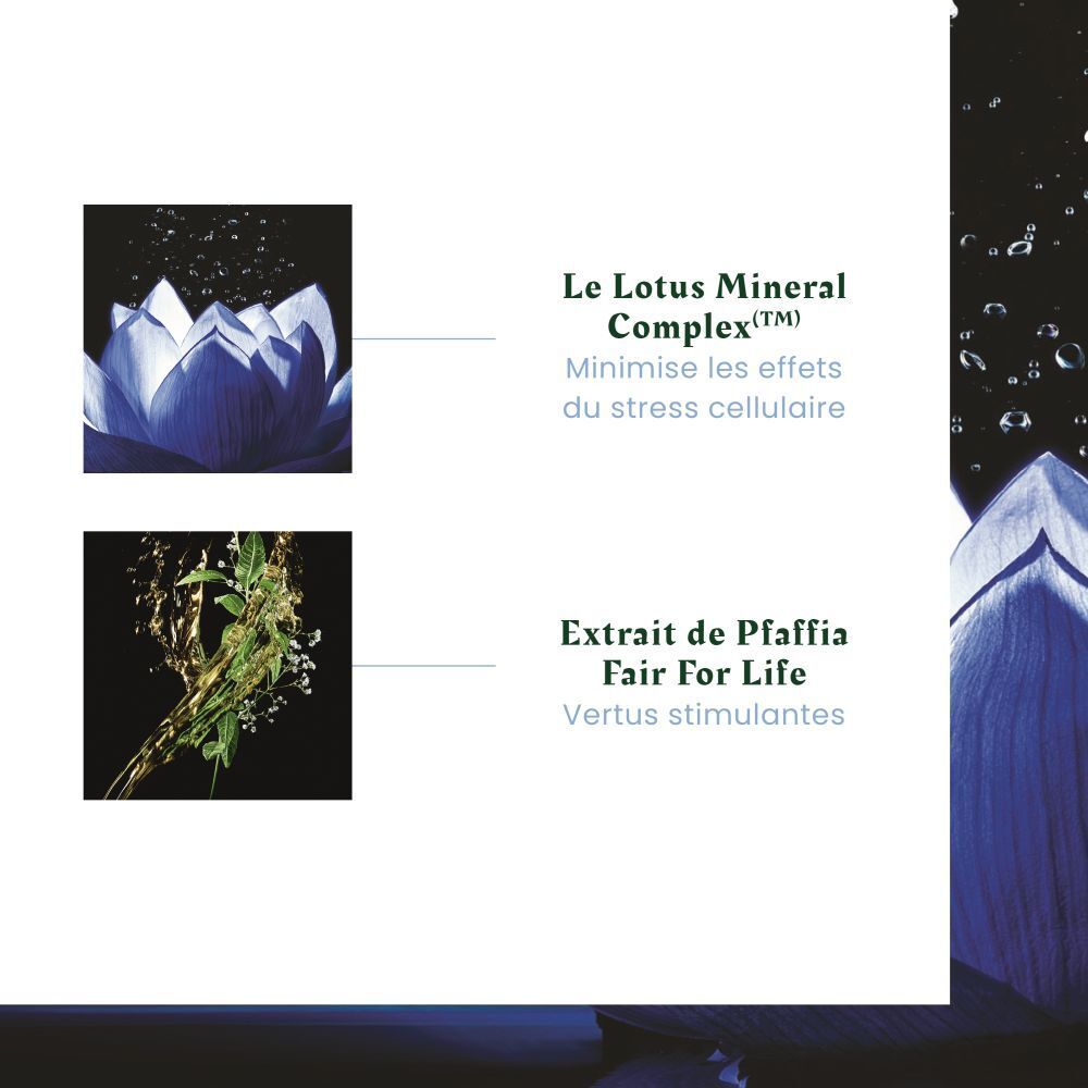 Texte : Le Lotus Mineral Complex. Extrait de Pfaffia Fair For Life.