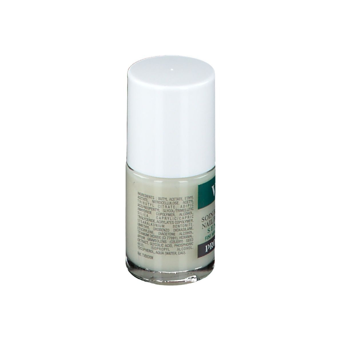 Vitry Nail Repair Care Pro Expert. Flasche mit weißem Deckel. Inhaltsstoffe auf der Flasche.