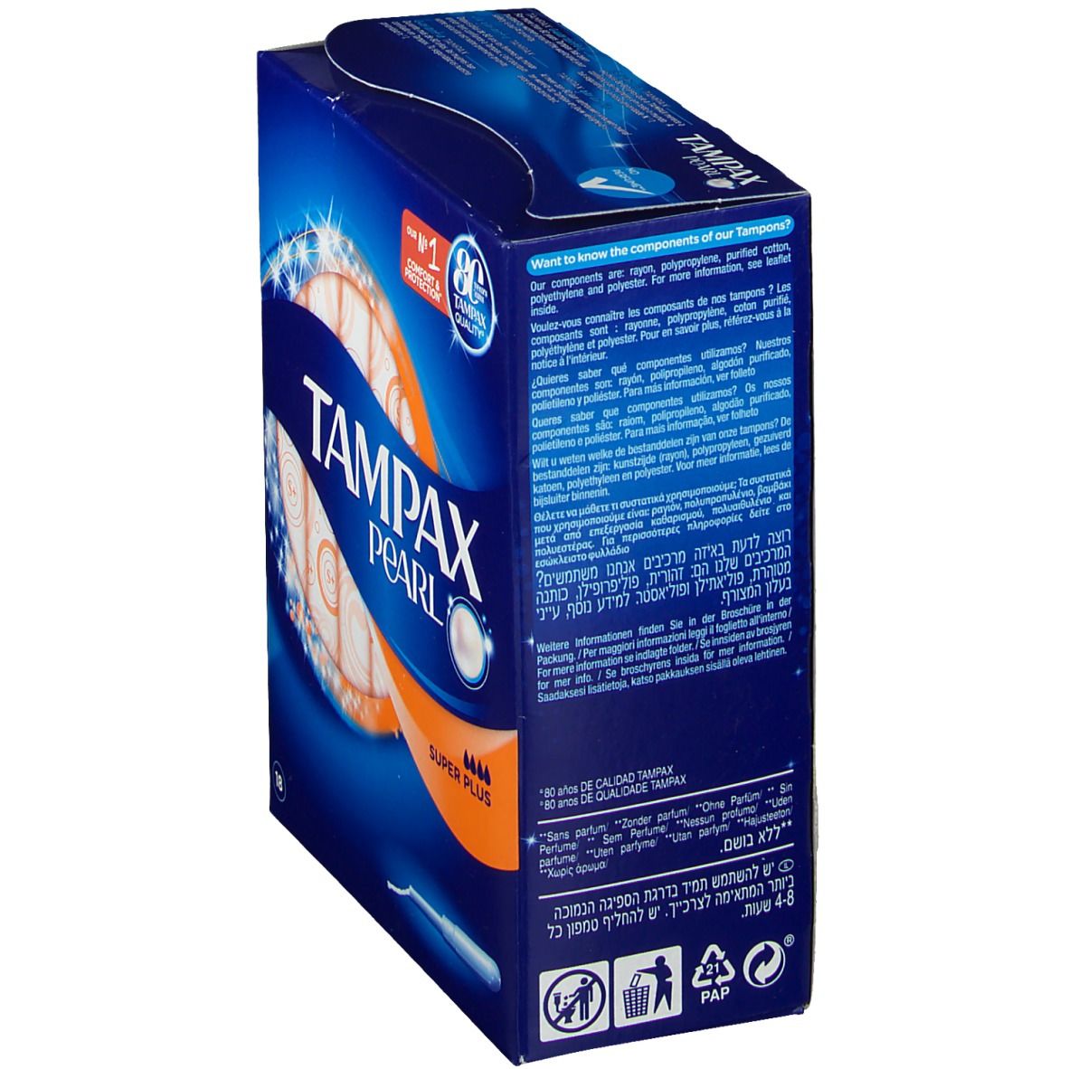 TAMPAX pearl super plus