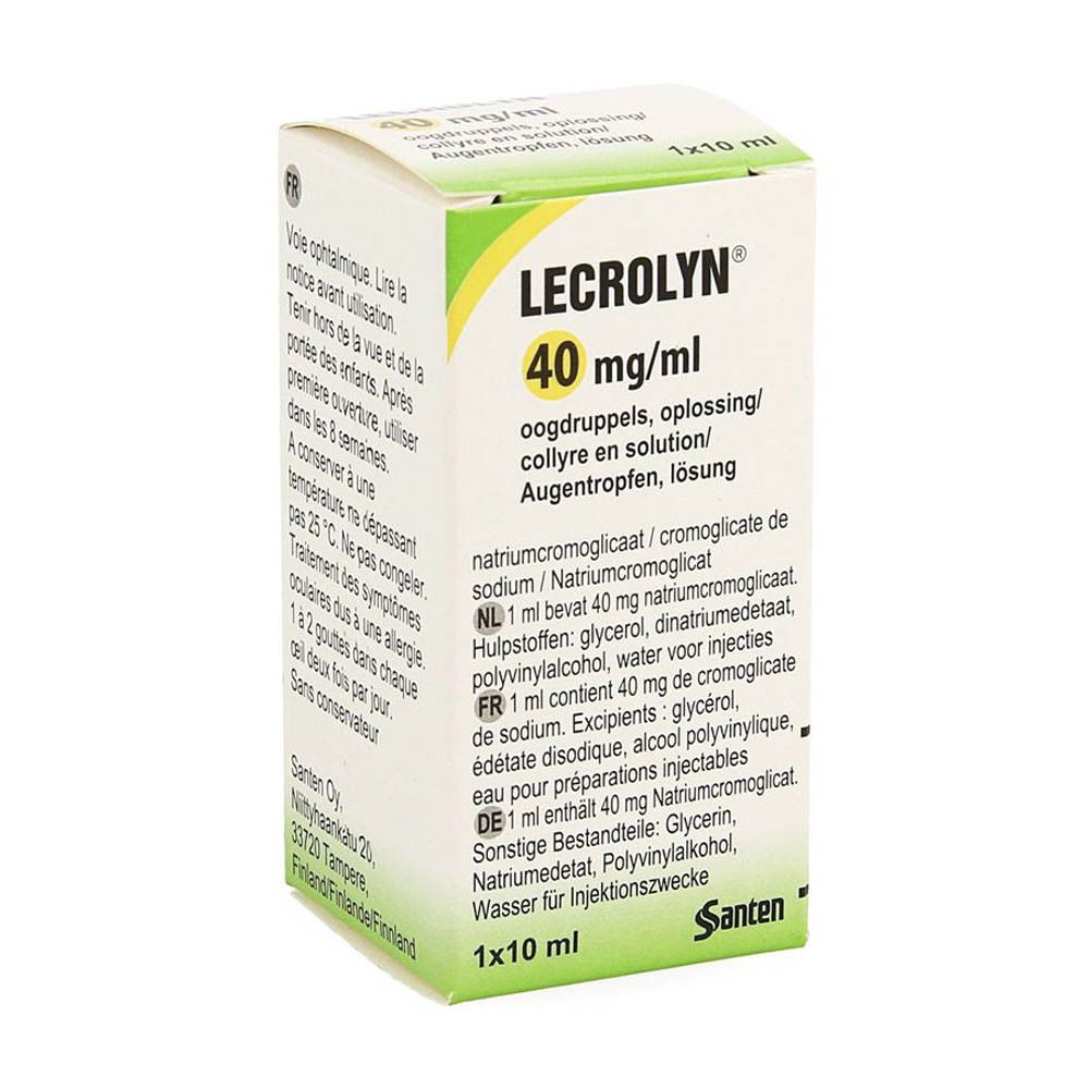 Lecrolyn® 40mg/ml Collyre en solution