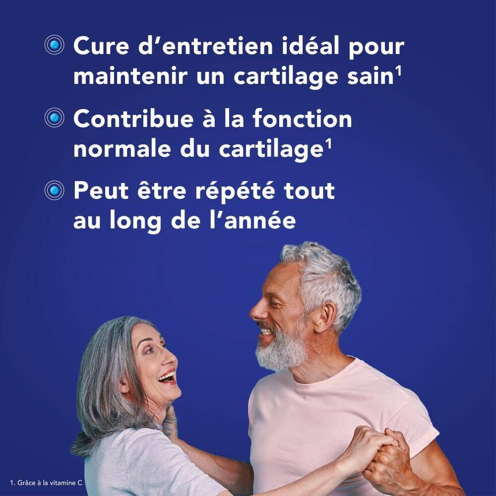 Couple dansant. Texte : 'Cure d'entretien idéal'. Fond bleu.