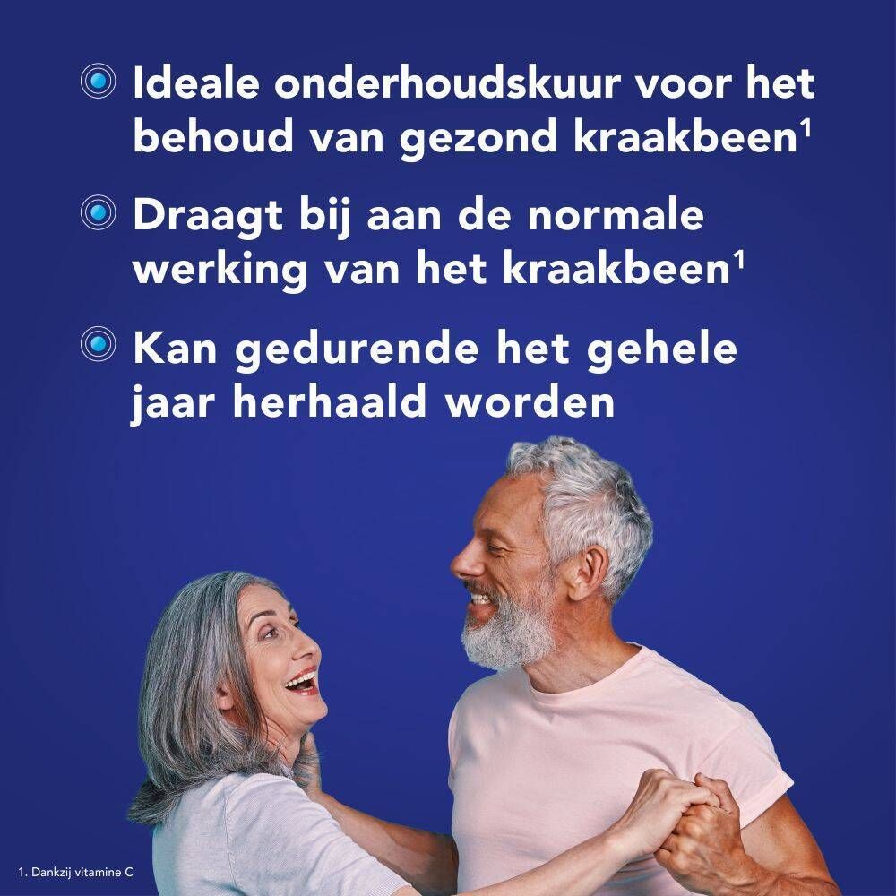Dansend paar. Tekst: 'Ideale onderhoudskuur'. Blauwe achtergrond.