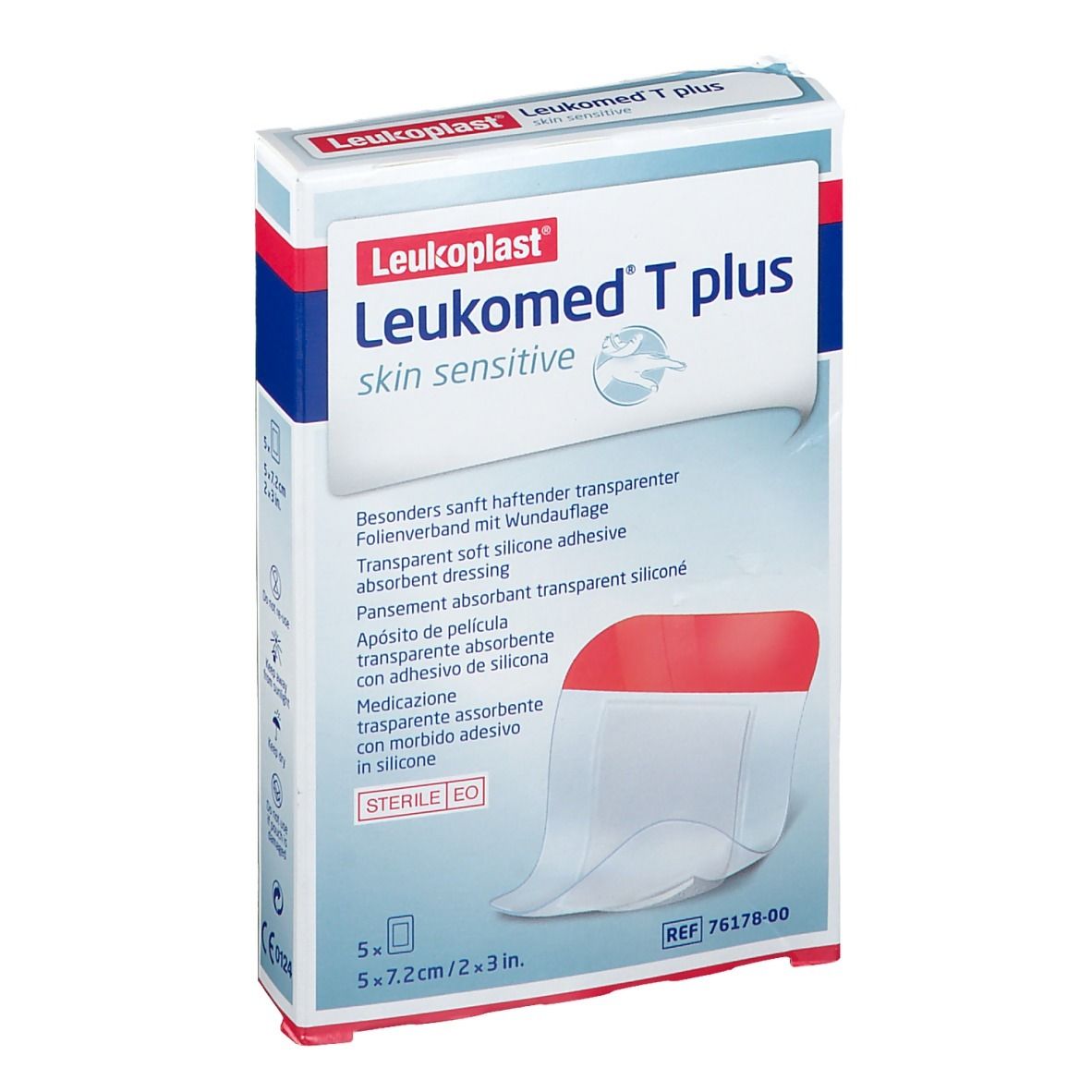 Leukomed® T plus skin sensitive 5 x 7.2 cm